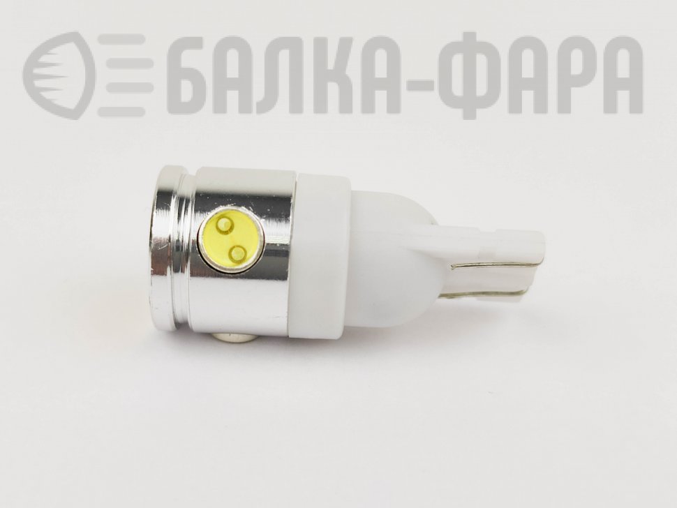 Лампа светодиодная 12v t10 с боковыми светодиодами /307/ 2,5W