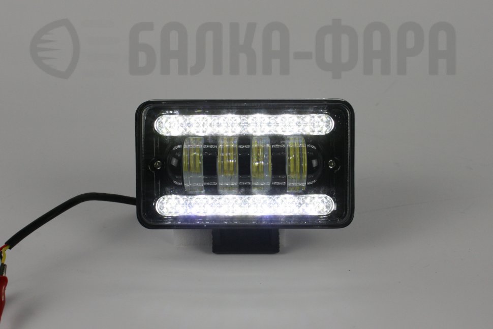 Фара светодиодная на 40 Ватт с ДХО для дорог