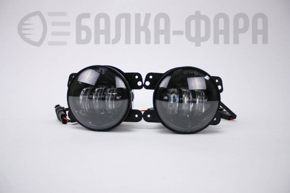 Комплект противотуманных фар, 36 Ватт, черные